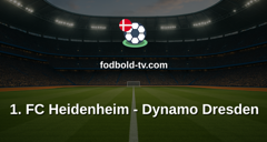 Bundesliga 2: 1. FC Heidenheim - Dynamo Dresden
