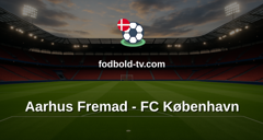 DBU Pokalen: Aarhus Fremad - FC København