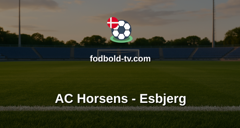 NordicBet Liga: AC Horsens - Esbjerg