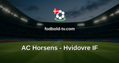 NordicBet Liga: AC Horsens - Hvidovre IF