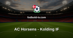 NordicBet Liga: AC Horsens - Kolding IF