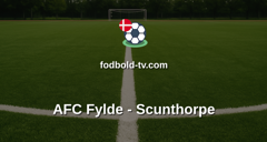 National League: AFC Fylde - Scunthorpe