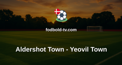 National League: Aldershot Town - Yeovil Town