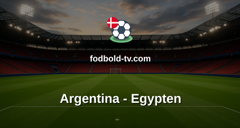 VM i fodbold: Argentina - Egypten