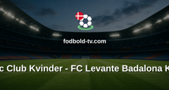 Primera División Femenina: Athletic Club Kvinder - FC Levante Badalona Kvinder