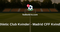 Primera División Femenina: Athletic Club Kvinder - Madrid CFF Kvinder