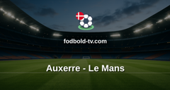 Ligue 1: Auxerre - Le Mans 