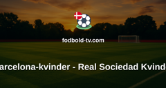 Primera División Femenina: Barcelona-kvinder - Real Sociedad Kvinder