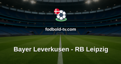 Bundesliga: Bayer Leverkusen - RB Leipzig