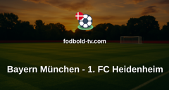 Bundesliga: Bayern München - 1. FC Heidenheim