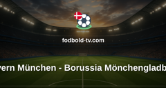 Bundesliga: Bayern München - Borussia Mönchengladbach