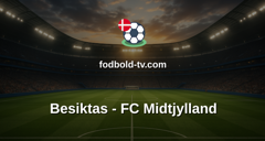 Europa League: Besiktas - FC Midtjylland