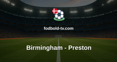 Championship: Birmingham - Preston