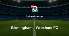 Championship: Birmingham - Wrexham FC
