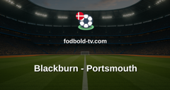 Championship: Blackburn - Portsmouth