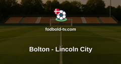 Championship: Bolton - Lincoln City
