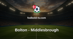 Championship: Bolton - Middlesbrough