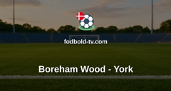 National League: Boreham Wood - York