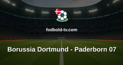 Bundesliga: Borussia Dortmund - Paderborn 07