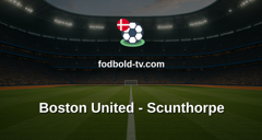 National League: Boston United - Scunthorpe