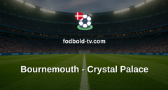 Premier League: Bournemouth - Crystal Palace