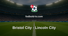 Championship: Bristol City - Lincoln City