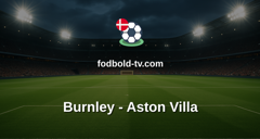 Premier League: Burnley - Aston Villa