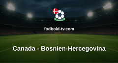 VM i fodbold: Canada - Bosnien-Hercegovina