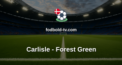 National League: Carlisle - Forest Green