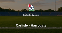 National League: Carlisle - Harrogate