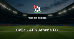 UEFA Conference League: Celje - AEK Athens FC