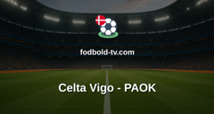 Europa League: Celta Vigo - PAOK