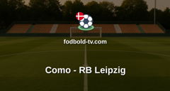 Champions League: Como - RB Leipzig