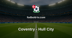 Premier League: Coventry - Hull City