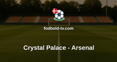 Premier League: Crystal Palace - Arsenal