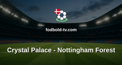 Premier League: Crystal Palace - Nottingham Forest