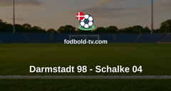 Bundesliga 2: Darmstadt 98 - Schalke 04