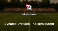 Bundesliga 2: Dynamo Dresden - Kaiserslautern