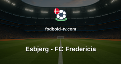 NordicBet Liga: Esbjerg - FC Fredericia