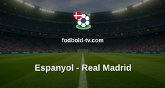 La Liga: Espanyol - Real Madrid