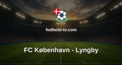 Superligaen: FC København - Lyngby