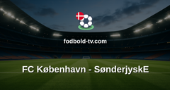 Superligaen: FC København - SønderjyskE