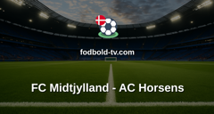 Superligaen: FC Midtjylland - AC Horsens