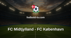 Superligaen: FC Midtjylland - FC København