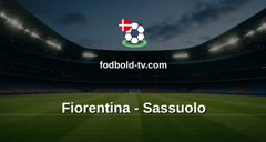 Serie A: Fiorentina - Sassuolo