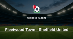 EFL Cup: Fleetwood Town - Sheffield United