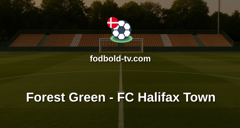 National League: Forest Green - FC Halifax Town
