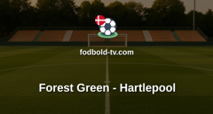 National League: Forest Green - Hartlepool
