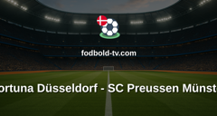 Bundesliga 2: Fortuna Düsseldorf - SC Preussen Münster