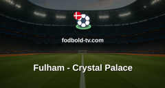 Premier League: Fulham - Crystal Palace